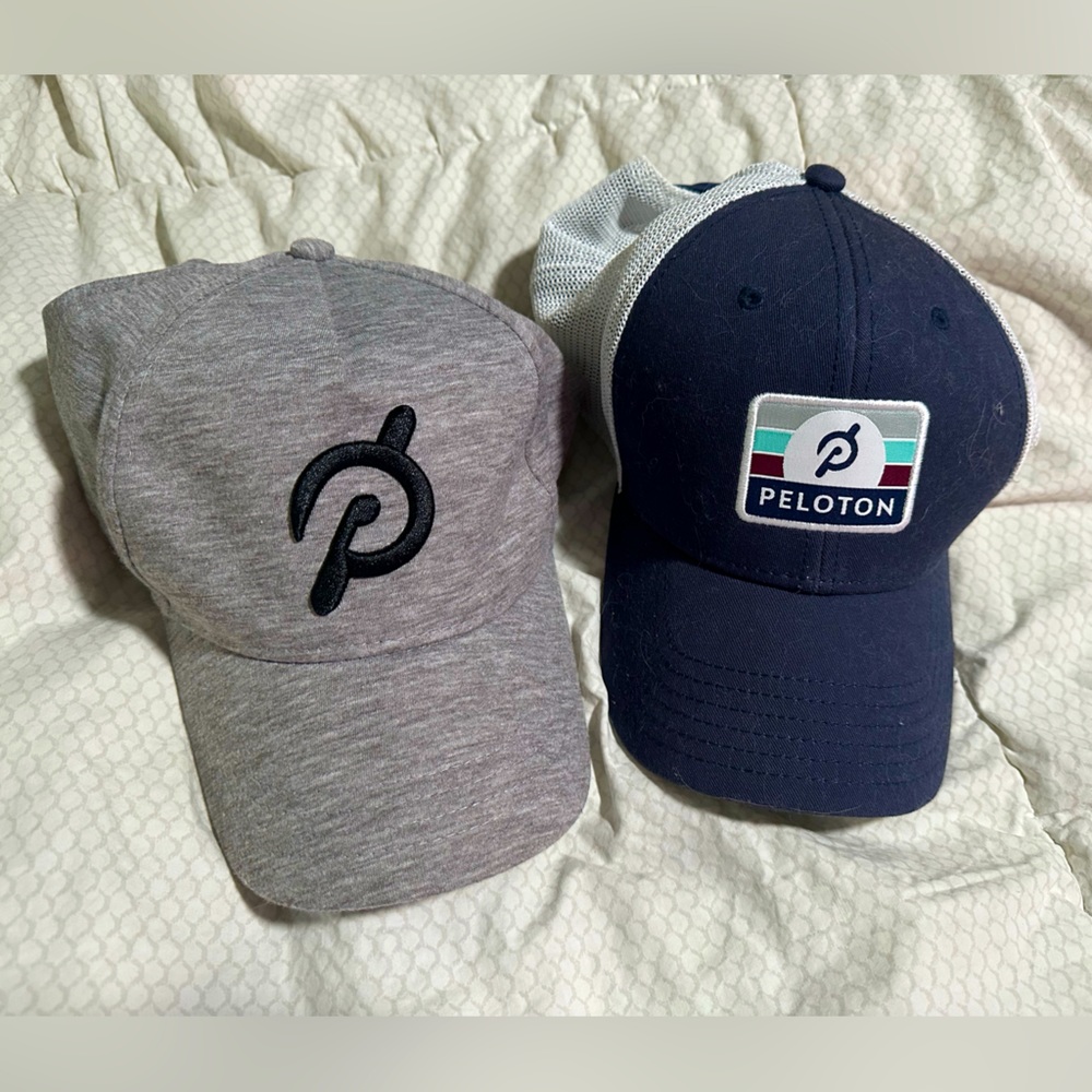 Peloton Gray and Navy Women's Hat Set